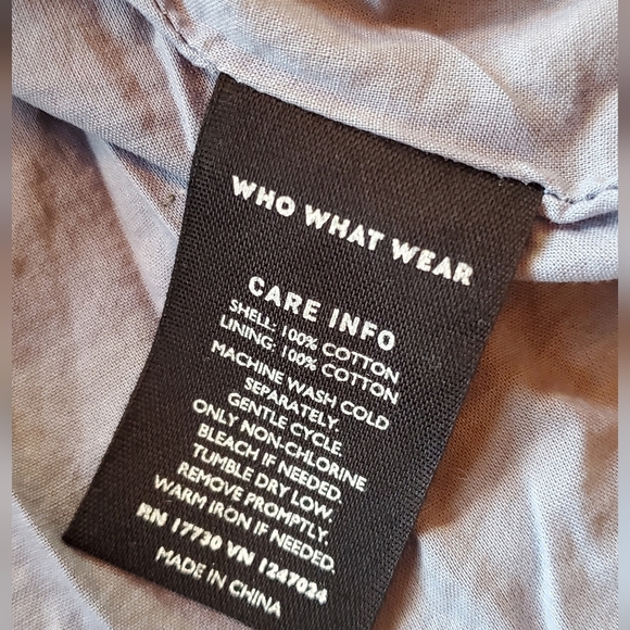 Who What Wear Women's Dress Size XS 100% Cotton - Picture 4 of 4